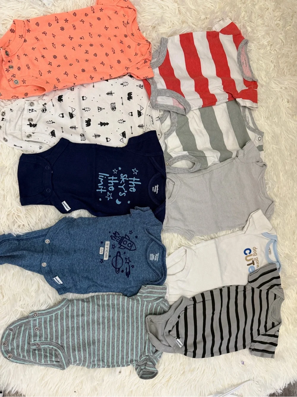 Mixed Baby Onesies and Outfits - Multi Color